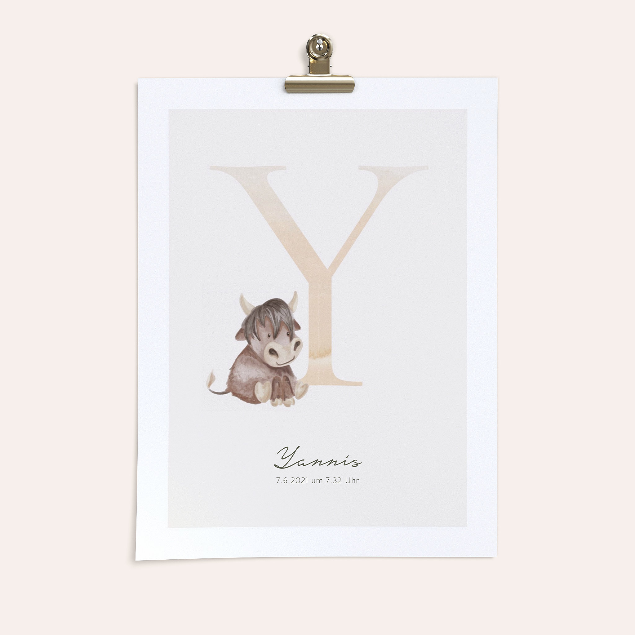 Wandbilder Babyzimmer - Yippieh Y