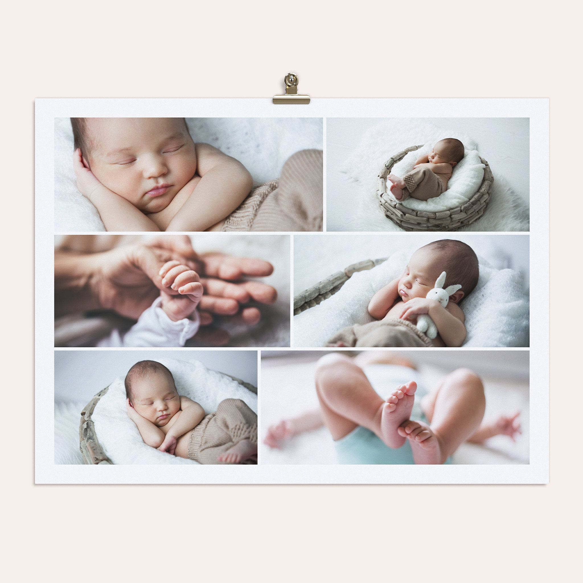 Wandbilder Babyzimmer - Collage Horizontal