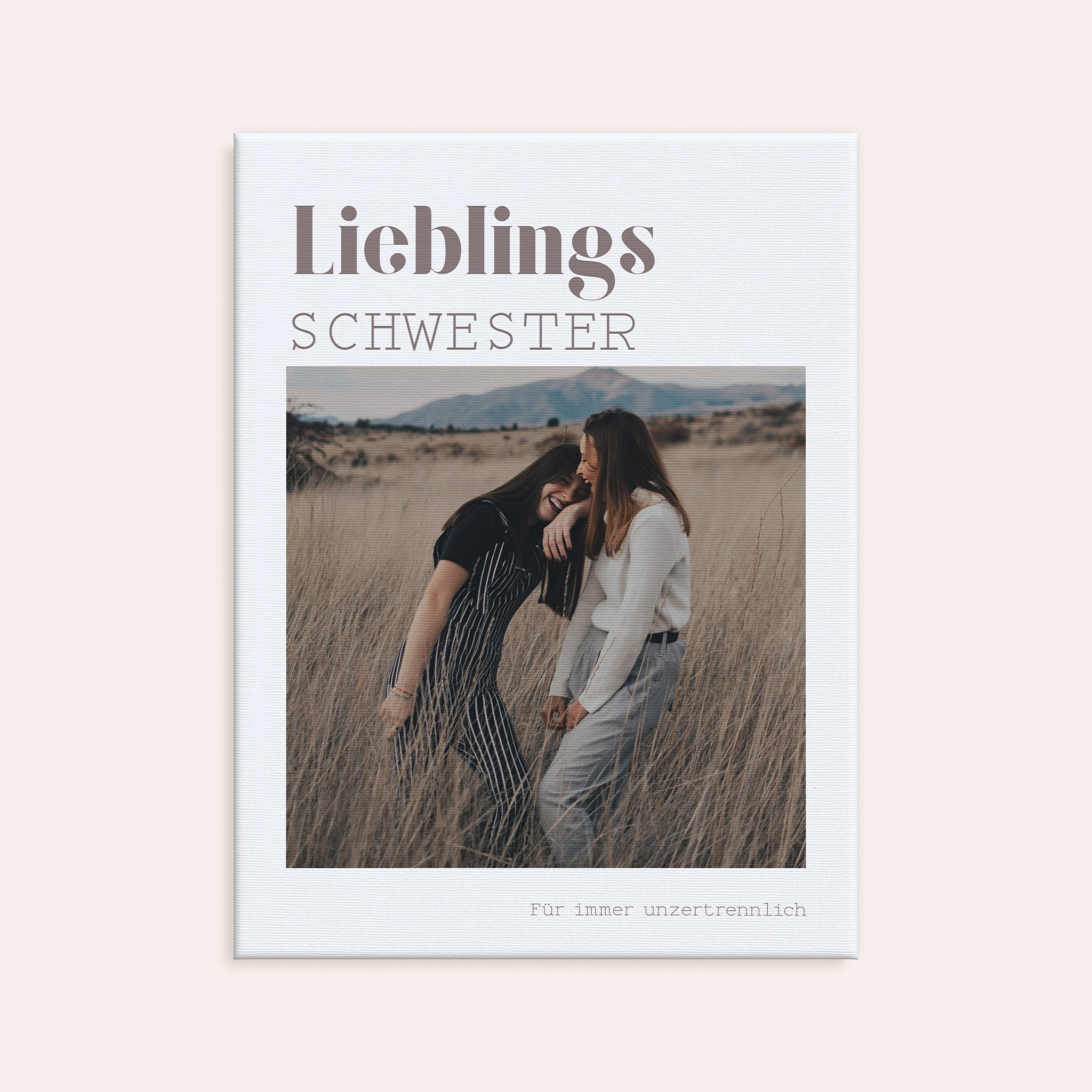 Wandbilder mit Foto - Lieblingsschwester