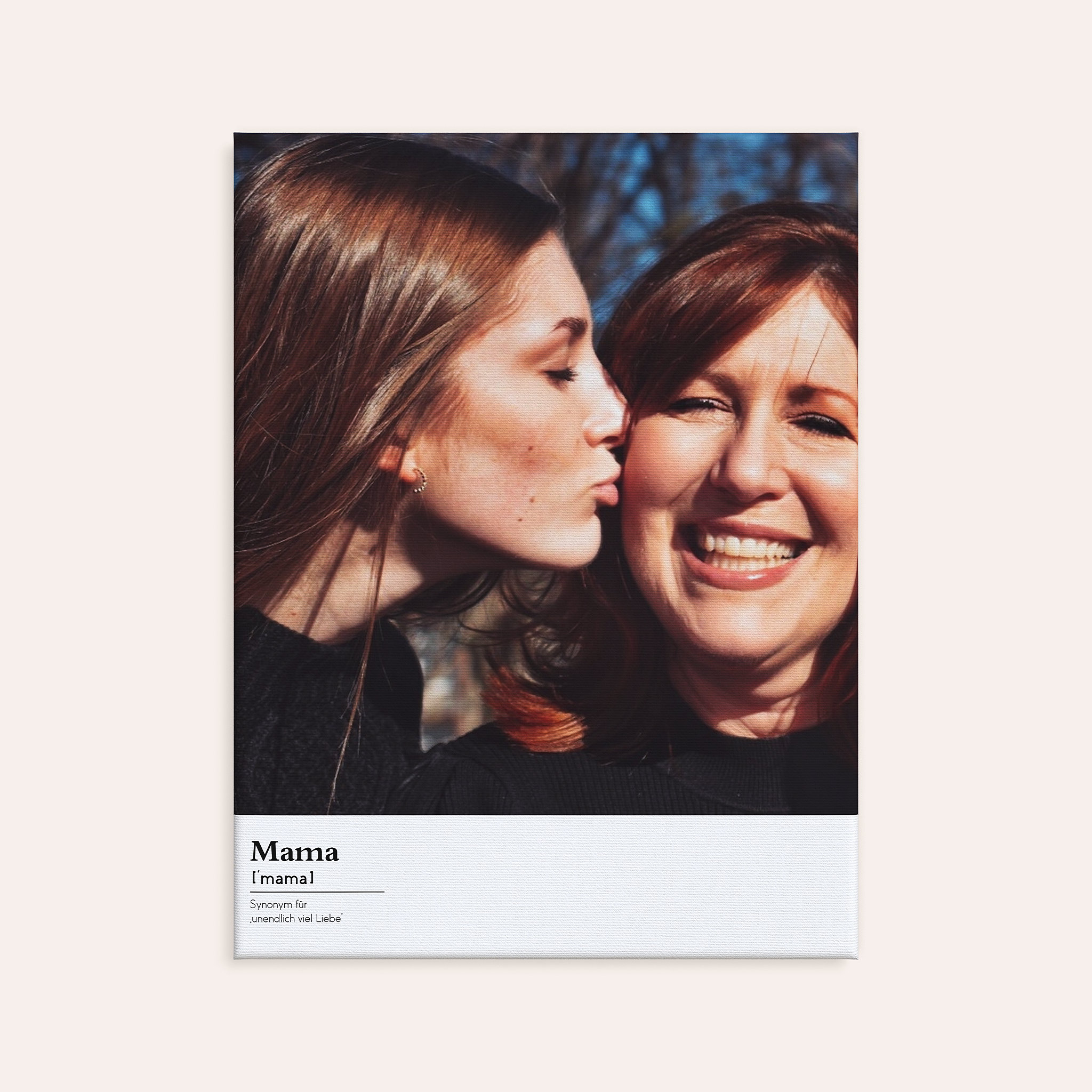 Wandbilder mit Foto - Synonym Mama
