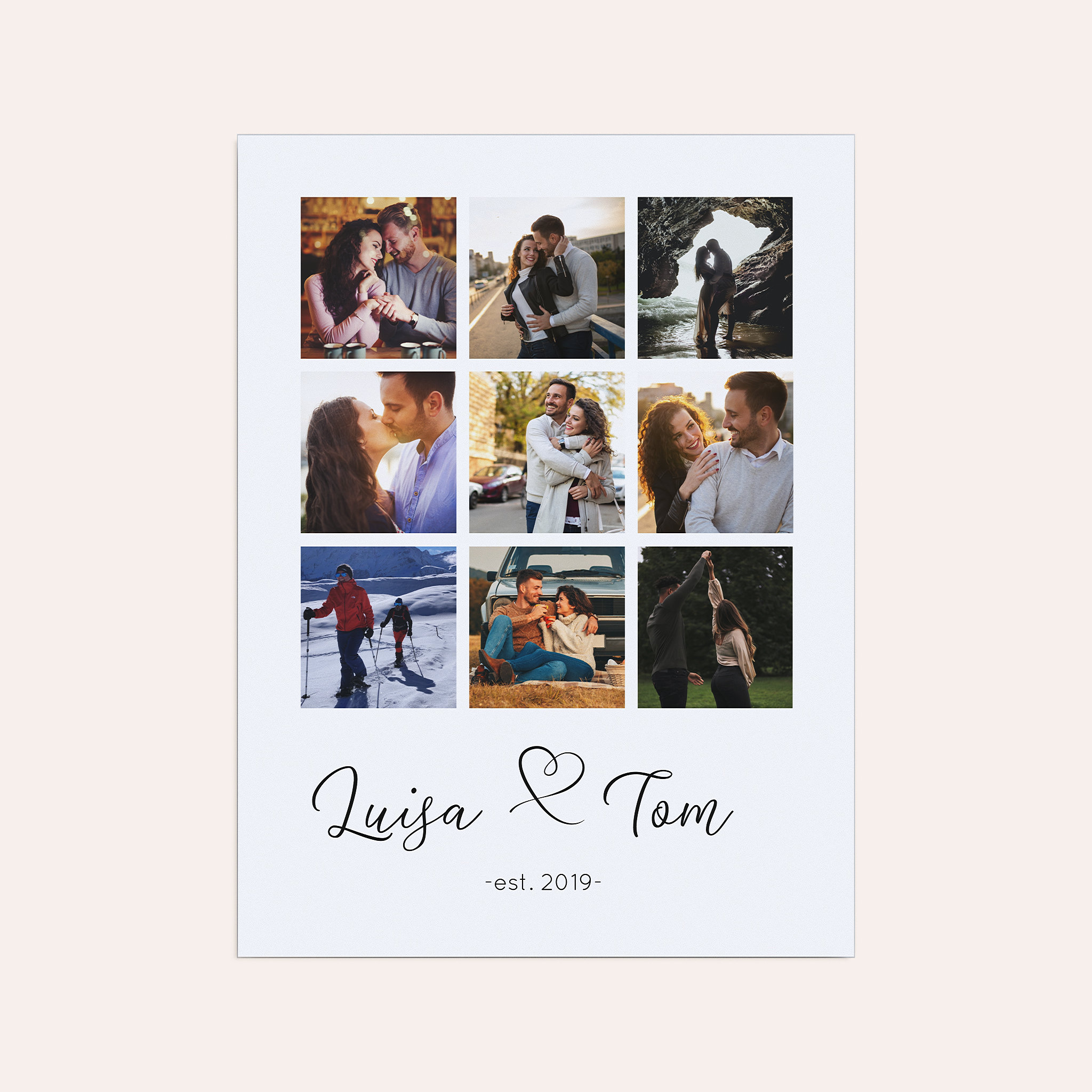 Wandbilder mit Foto - Herzen im Gleichklang