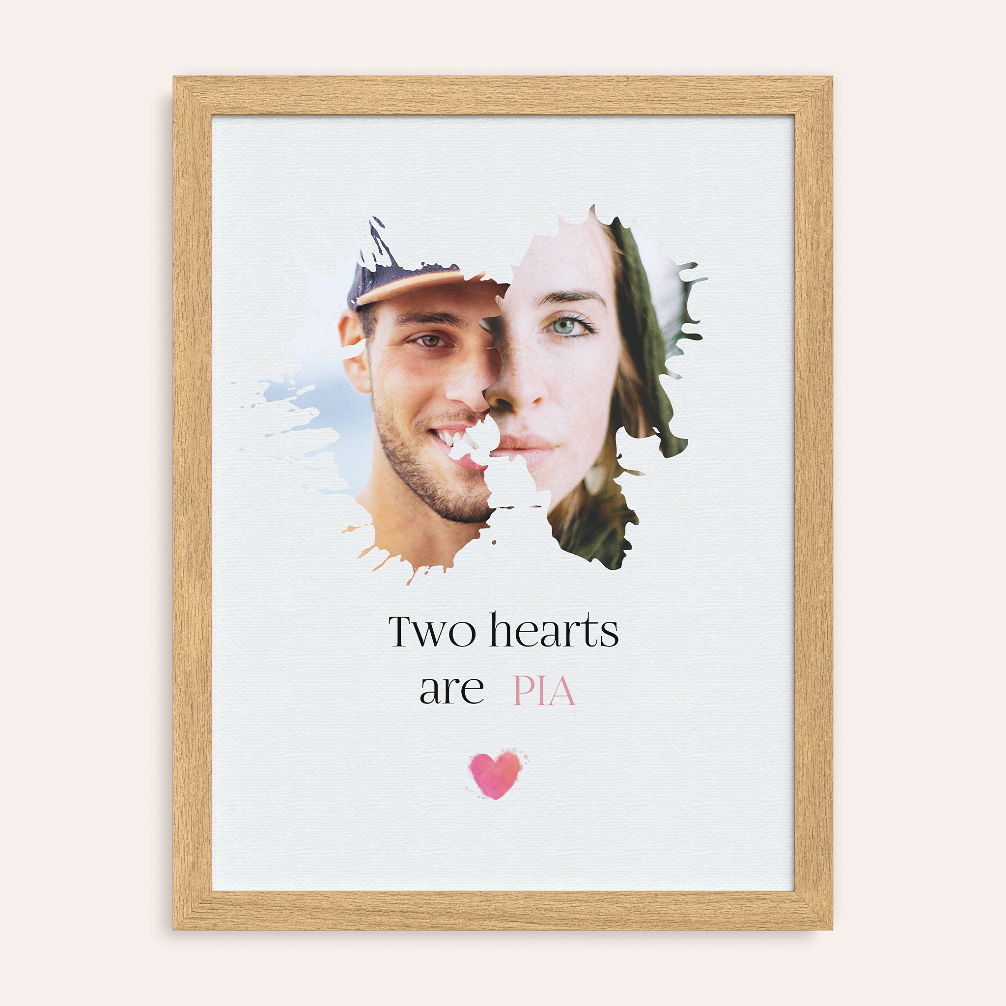 Wandbilder mit Foto - Heart splash