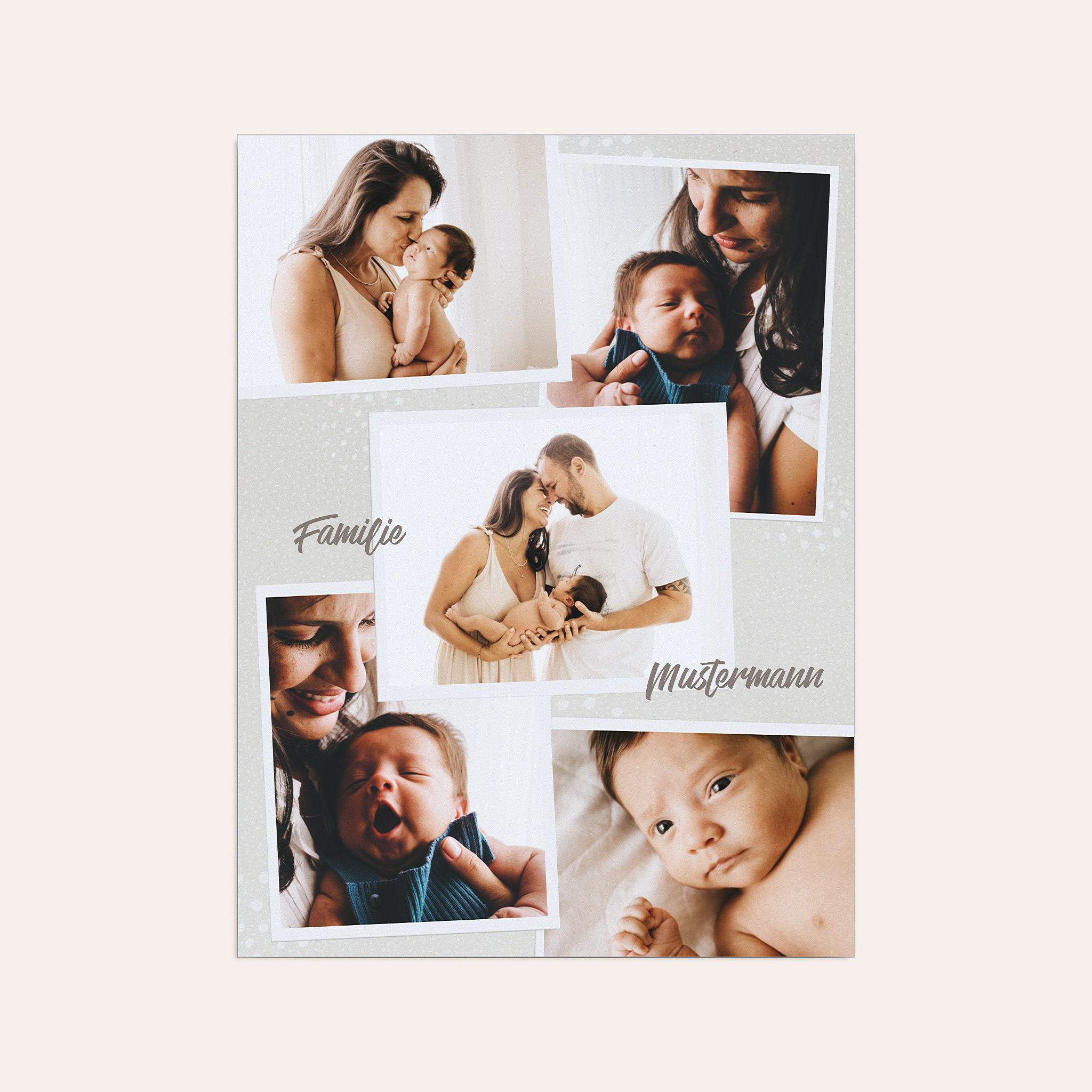 Wandbilder mit Foto - Happy family