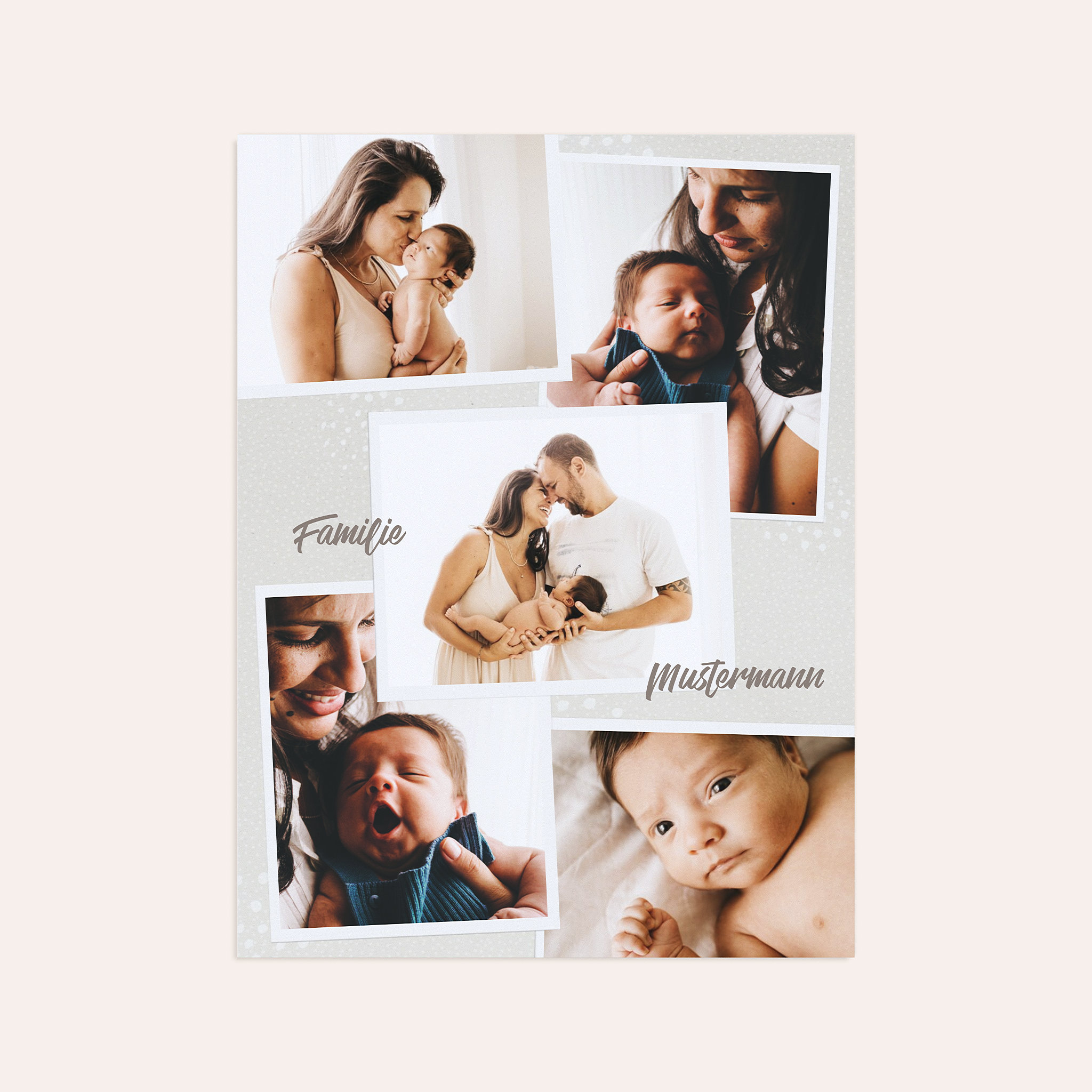 Wandbilder mit Foto - Happy family