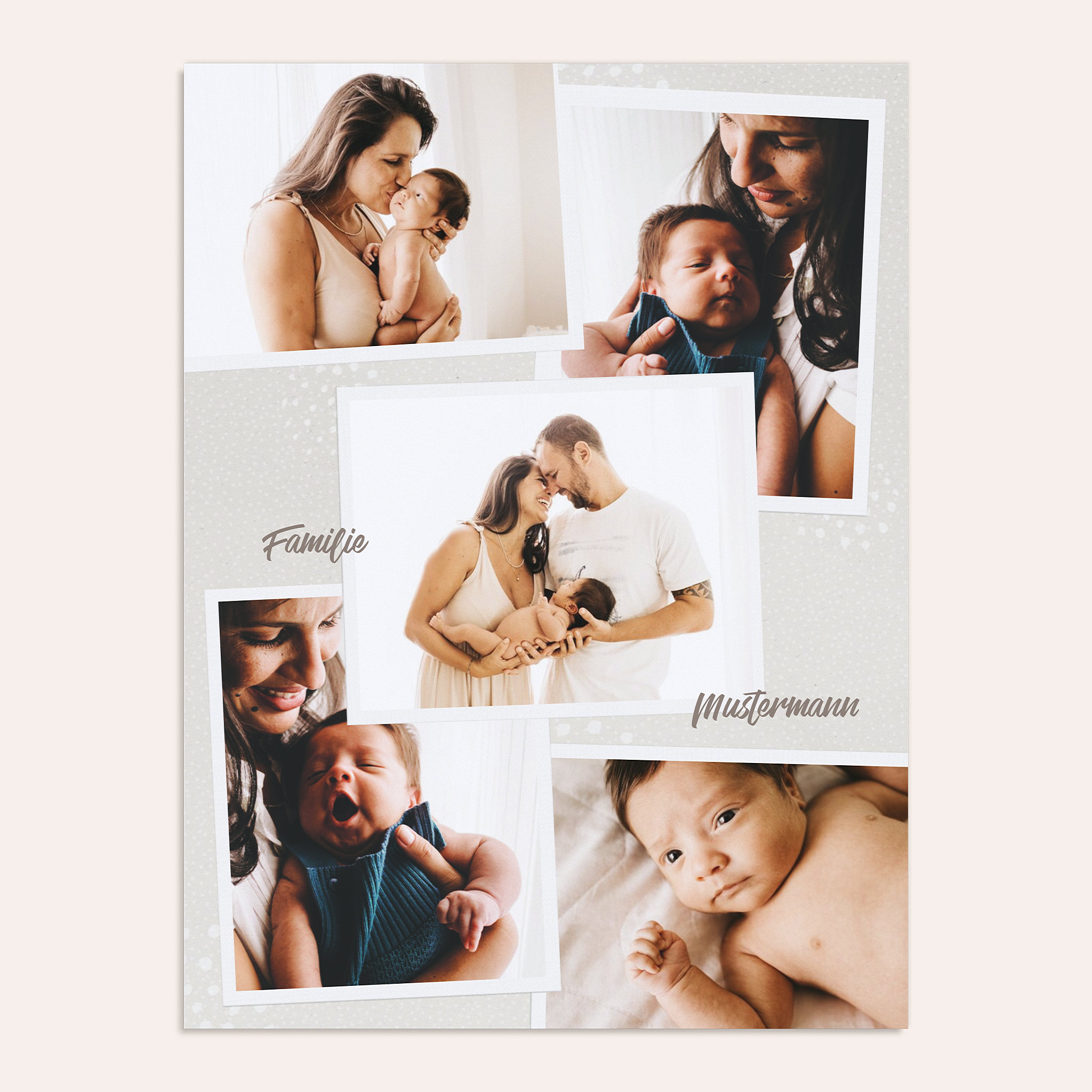 Wandbilder mit Foto - Happy family