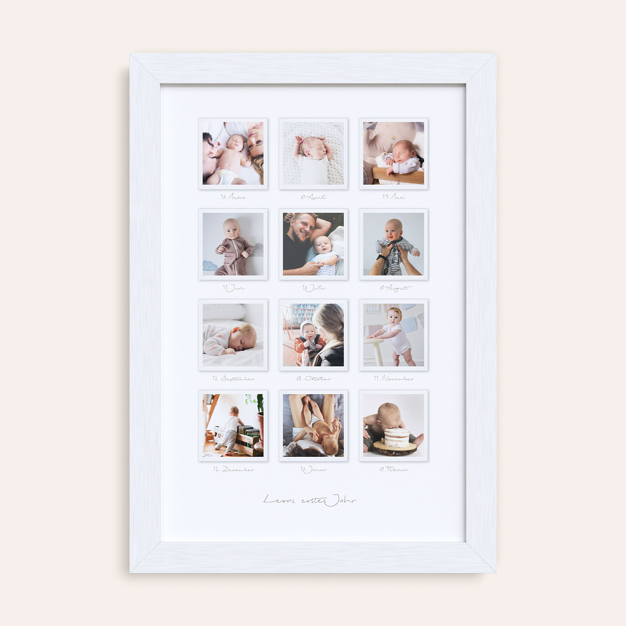 Wandbilder mit Foto - Fröhliche Babywelt