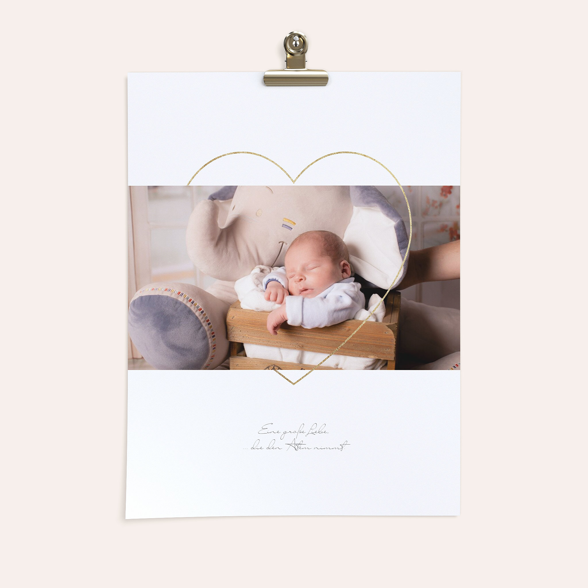 Wandbilder mit Foto - Kleine große Liebe