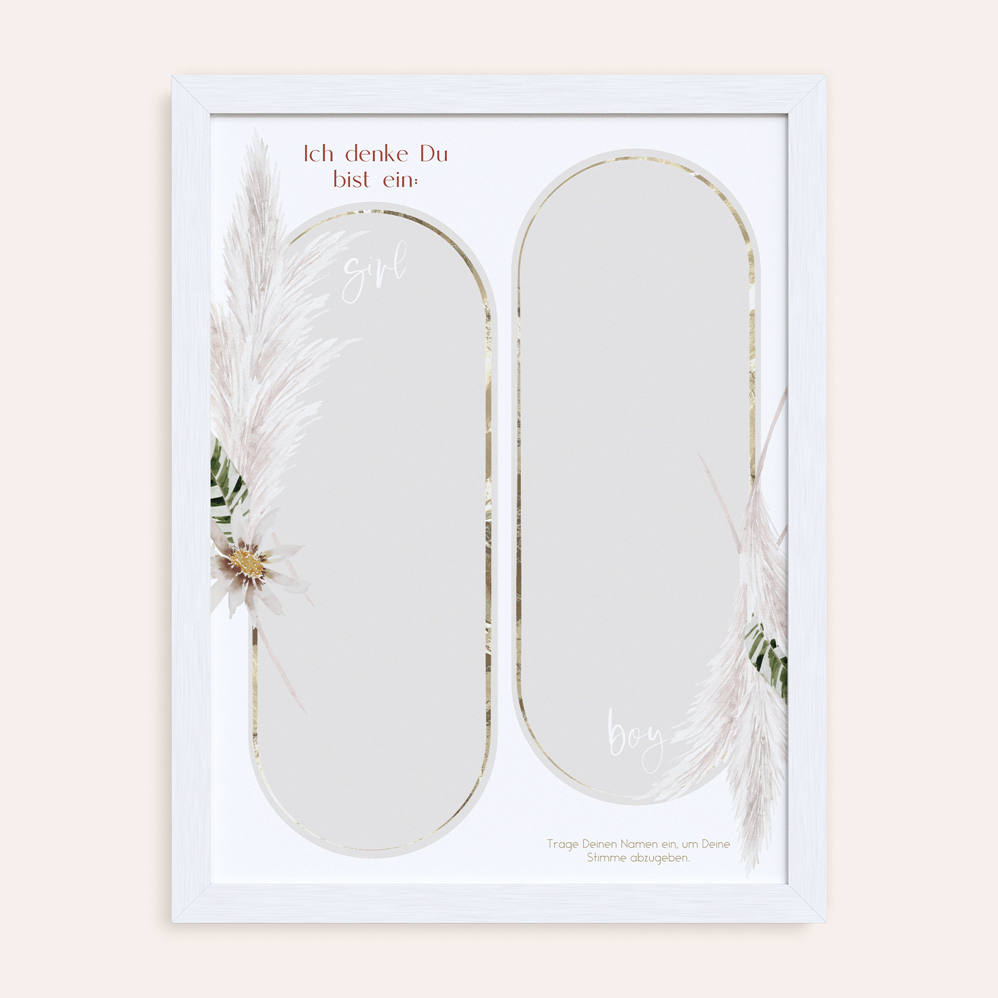 Babyparty Boho Moho - Gender Voting „Boho Moho”