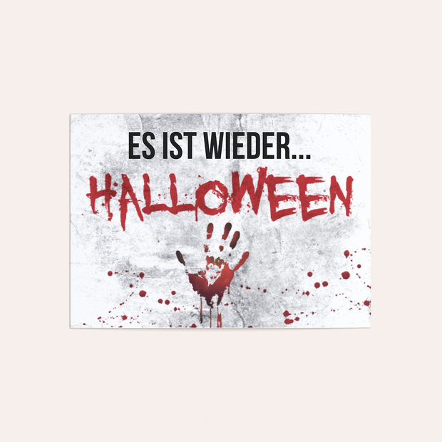 Einladungskarten Halloween - Blut