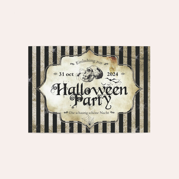 Einladungskarten Halloween - Fright Night