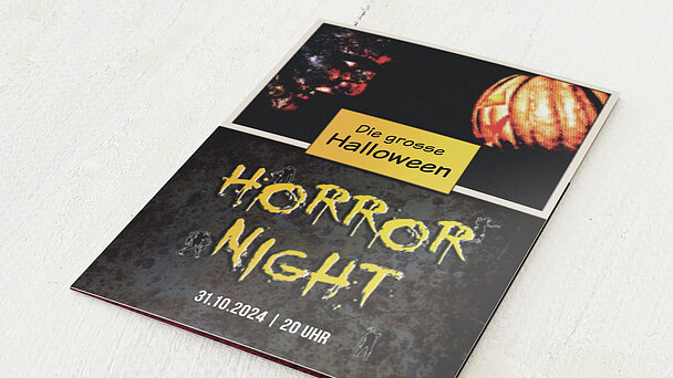 Einladungskarten Halloween - Horror Night