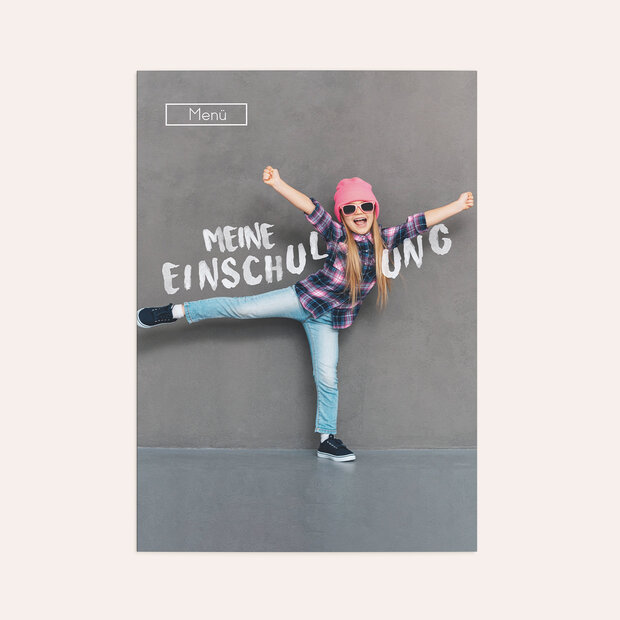 Menükarte Einschulung - Formvoll Einschulung