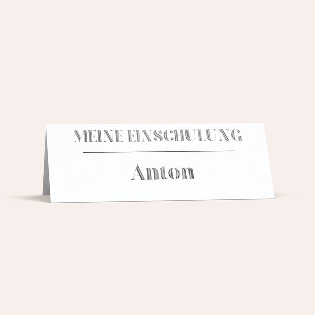 Tischkarte Einschulung - Das große Ereignis Einschulung