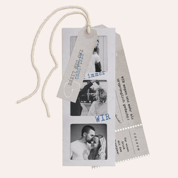 Hochzeitseinladung - Love Ticket