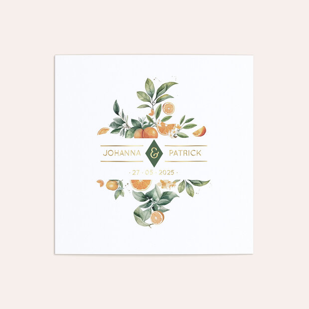 Hochzeitseinladung - Mediterrane Vintage-Liebe