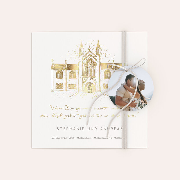 Hochzeitseinladung - Märchenhochzeit