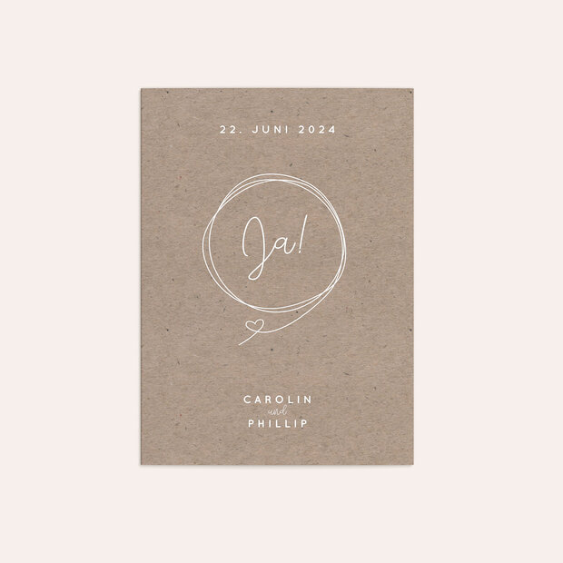 Hochzeitseinladung - Unendlich verliebt