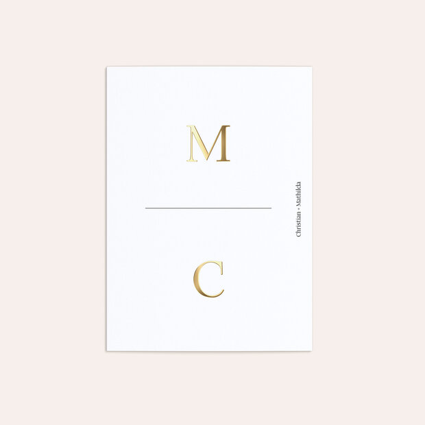 Hochzeitseinladung - Great letters