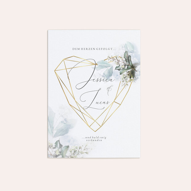 Hochzeitseinladung - Herzensmelodie