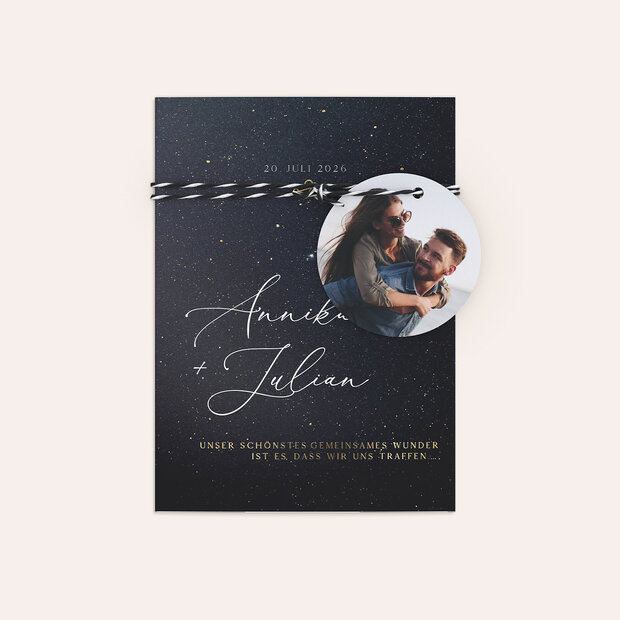 Hochzeitseinladung - Sternstunden der Liebe