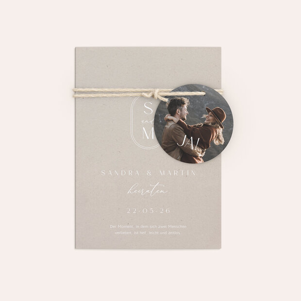 Hochzeitseinladung - Zauber der Leidenschaft