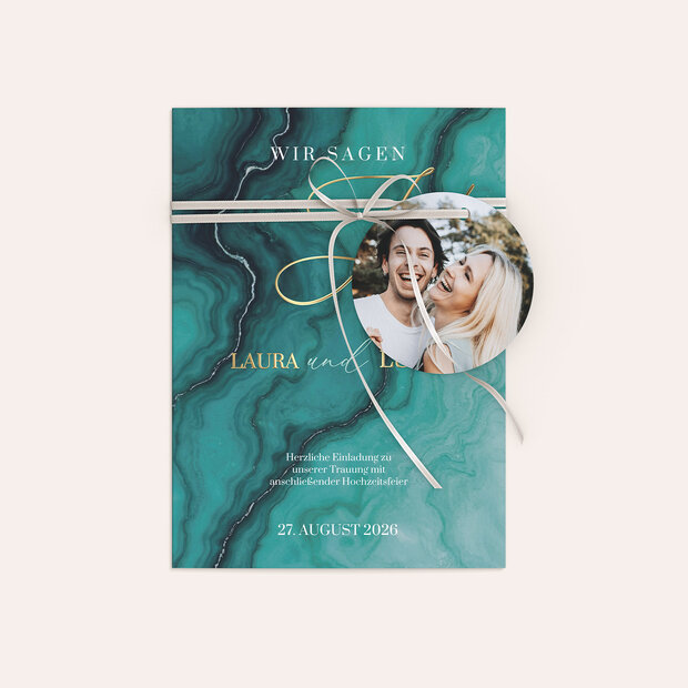 Hochzeitseinladung - Ozeanpoesie