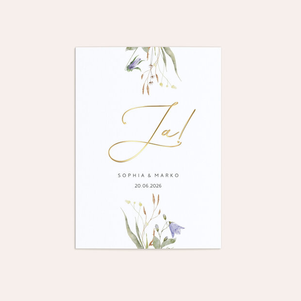 Hochzeitseinladung - Wildblumenwiese