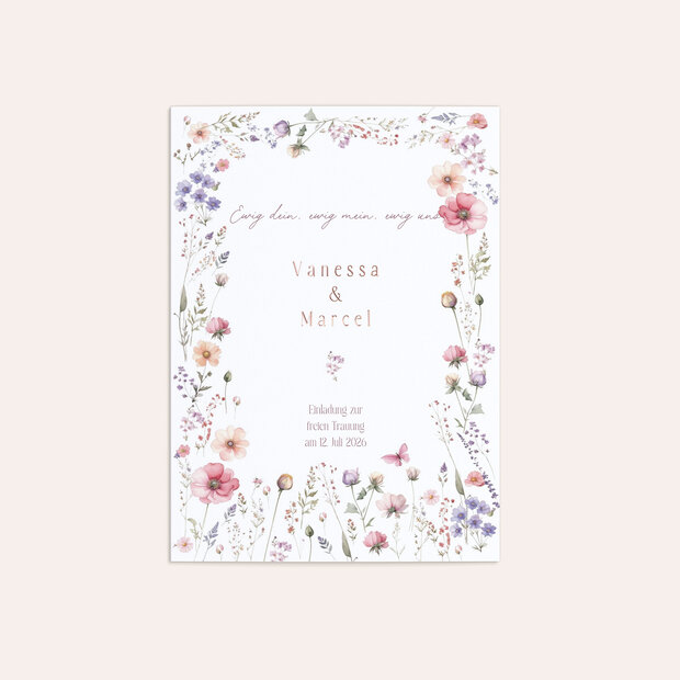 Hochzeitseinladung - Boho Bloom