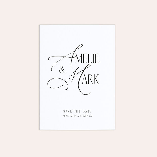 Hochzeitseinladung - Modern Grace