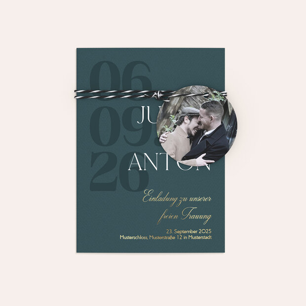 Hochzeitseinladung - Jetzt und für immer