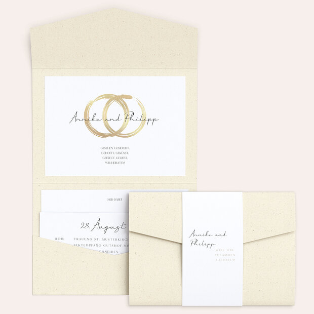 Hochzeitseinladung - Noblesse