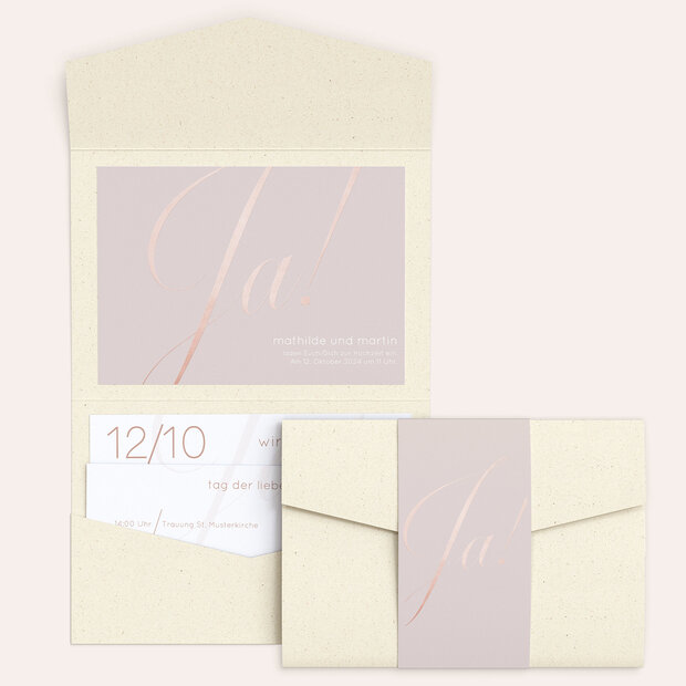 Hochzeitseinladung - Glitterfunken