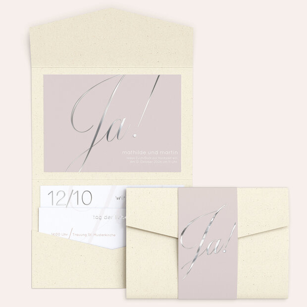 Hochzeitseinladung - Glitterfunken