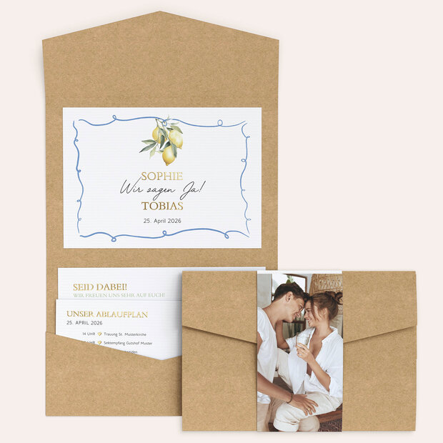 Hochzeitseinladung - Limoni