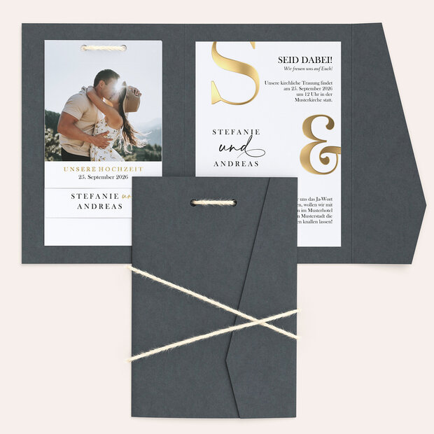 Hochzeitseinladung - Love Statement