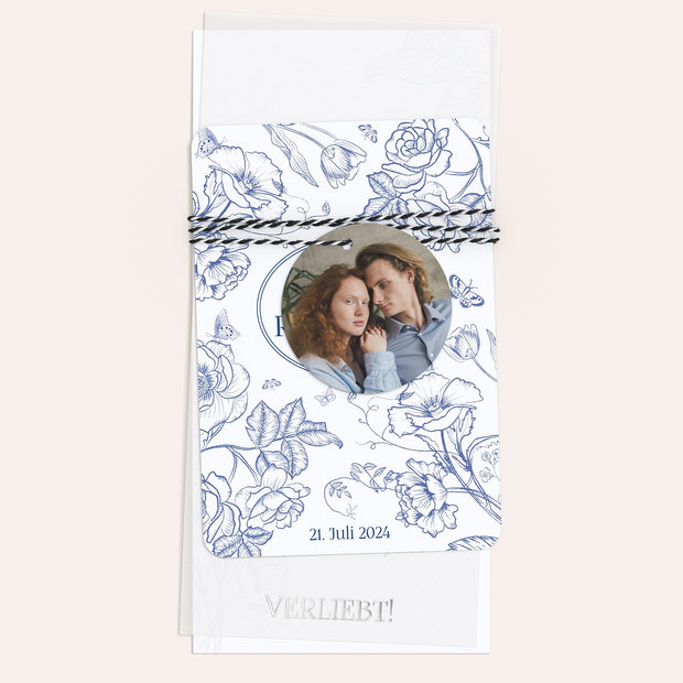 Hochzeitseinladung - Royal Blue Wedding