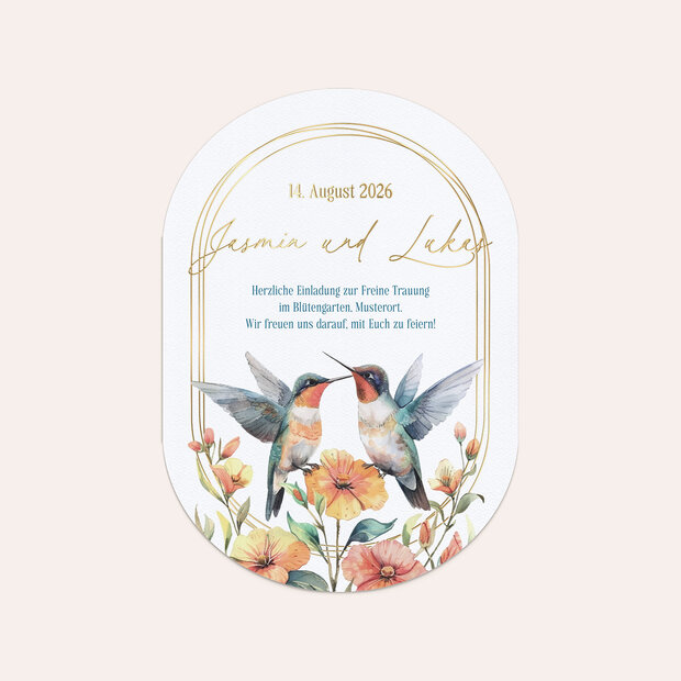 Hochzeitseinladung - Zwei für immer