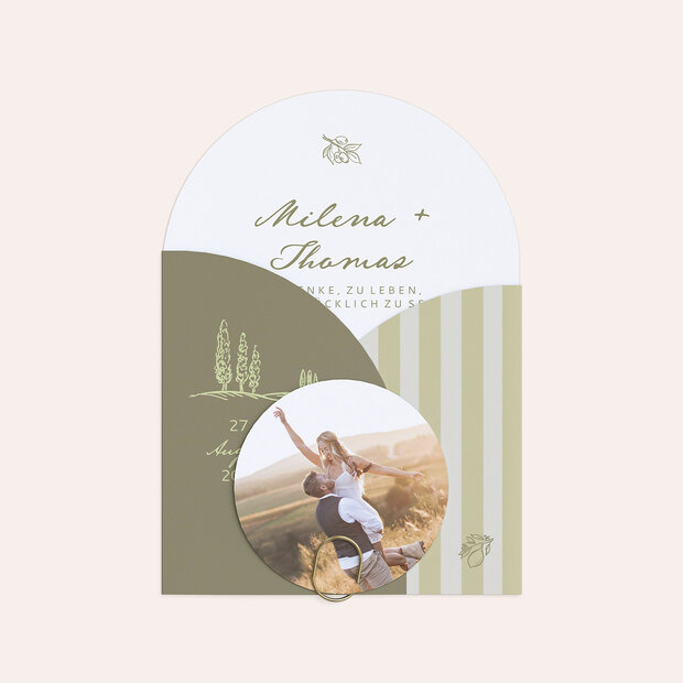 Hochzeitseinladung - Toskana Vibes