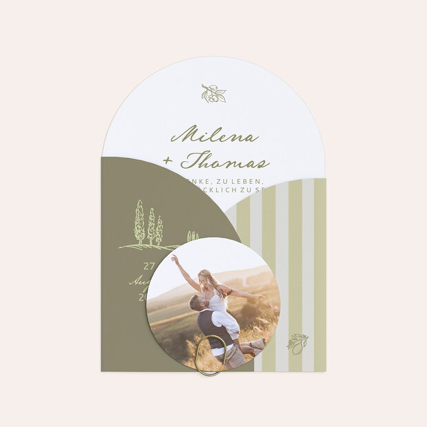 Hochzeitseinladung - Toskana Vibes