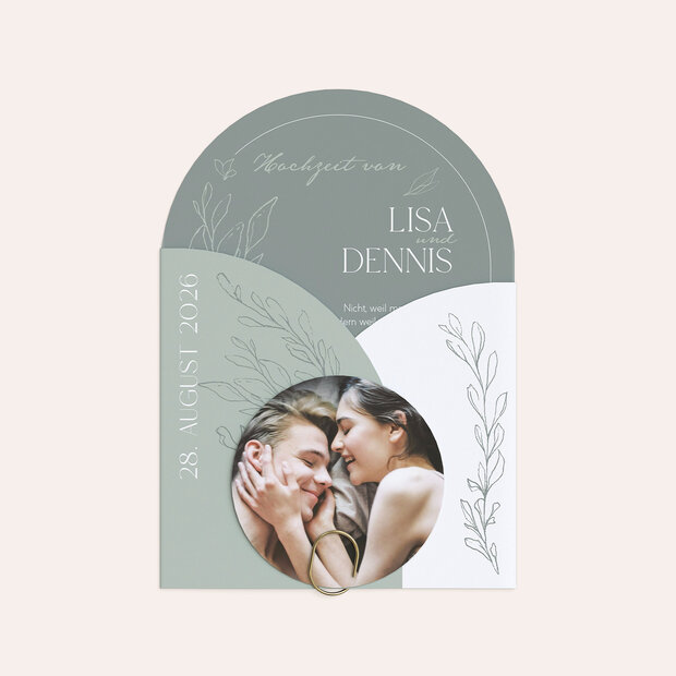 Hochzeitseinladung - Sage Breeze