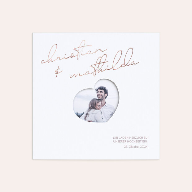 Hochzeitseinladung - Wertvoll