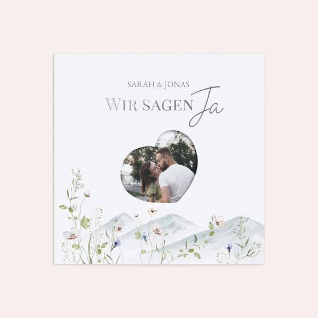 Hochzeitseinladung - Traumhafte Aussichten