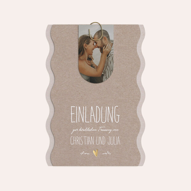 Hochzeitseinladung - Rustique
