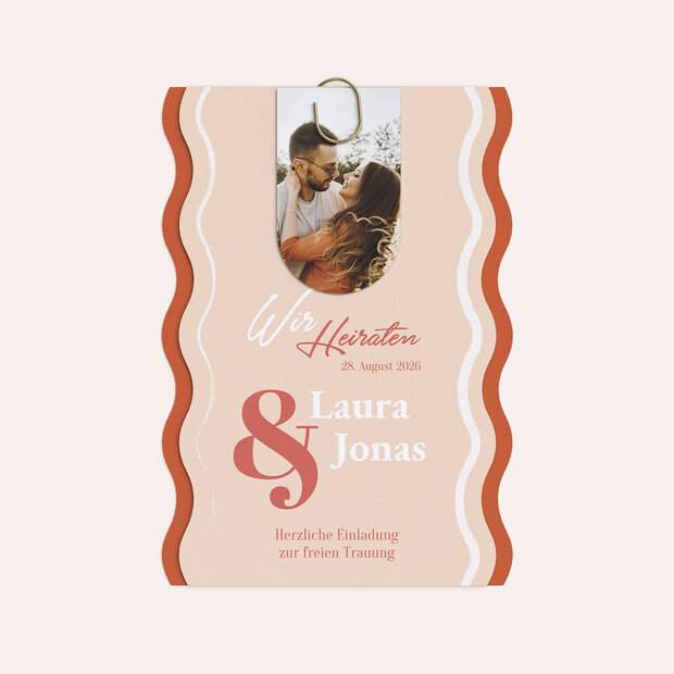 Hochzeitseinladung - Amarena Sunset