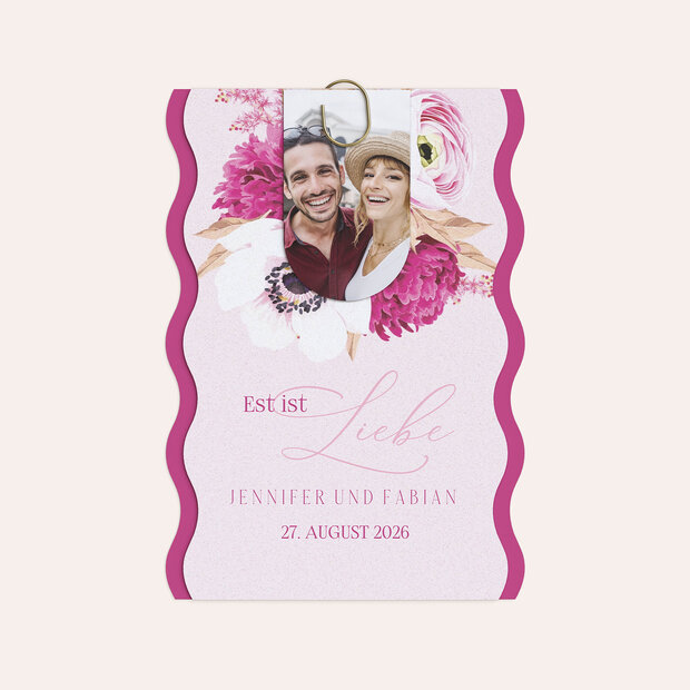 Hochzeitseinladung - Blumenflair