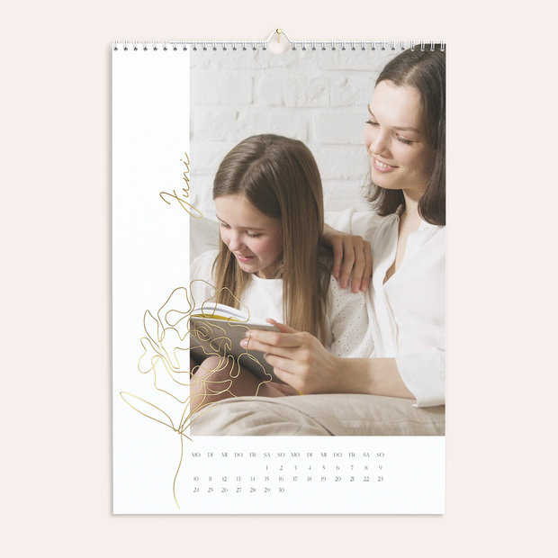 Fotokalender - Blumenlinie