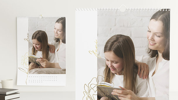 Fotokalender - Blumenlinie