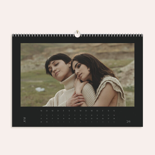 Fotokalender - Simply Black