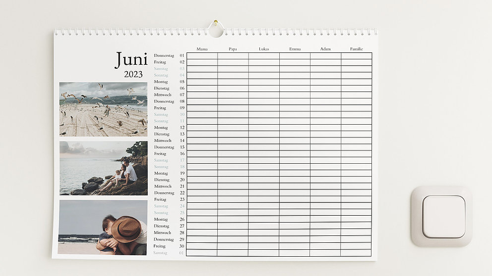 Fotokalender Erfullendes Jahr Familienkalender Detail