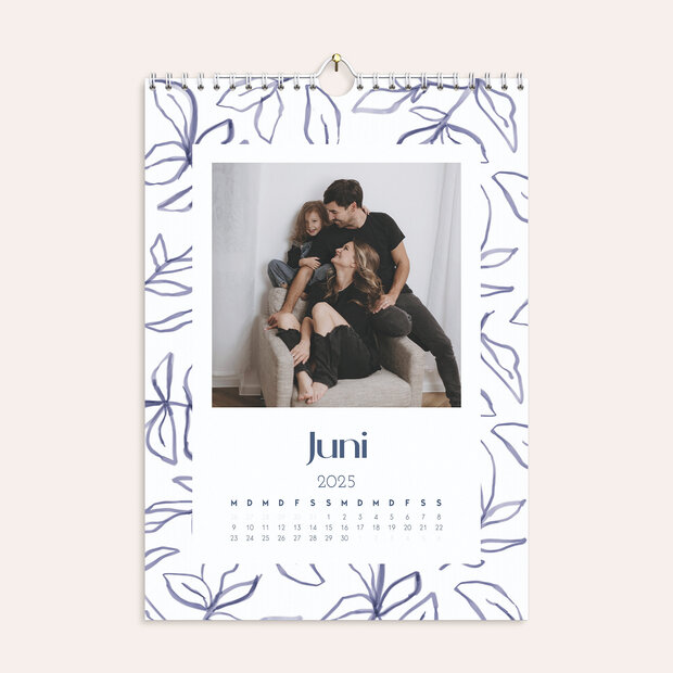 Fotokalender - Hand drawn Leaf Pattern